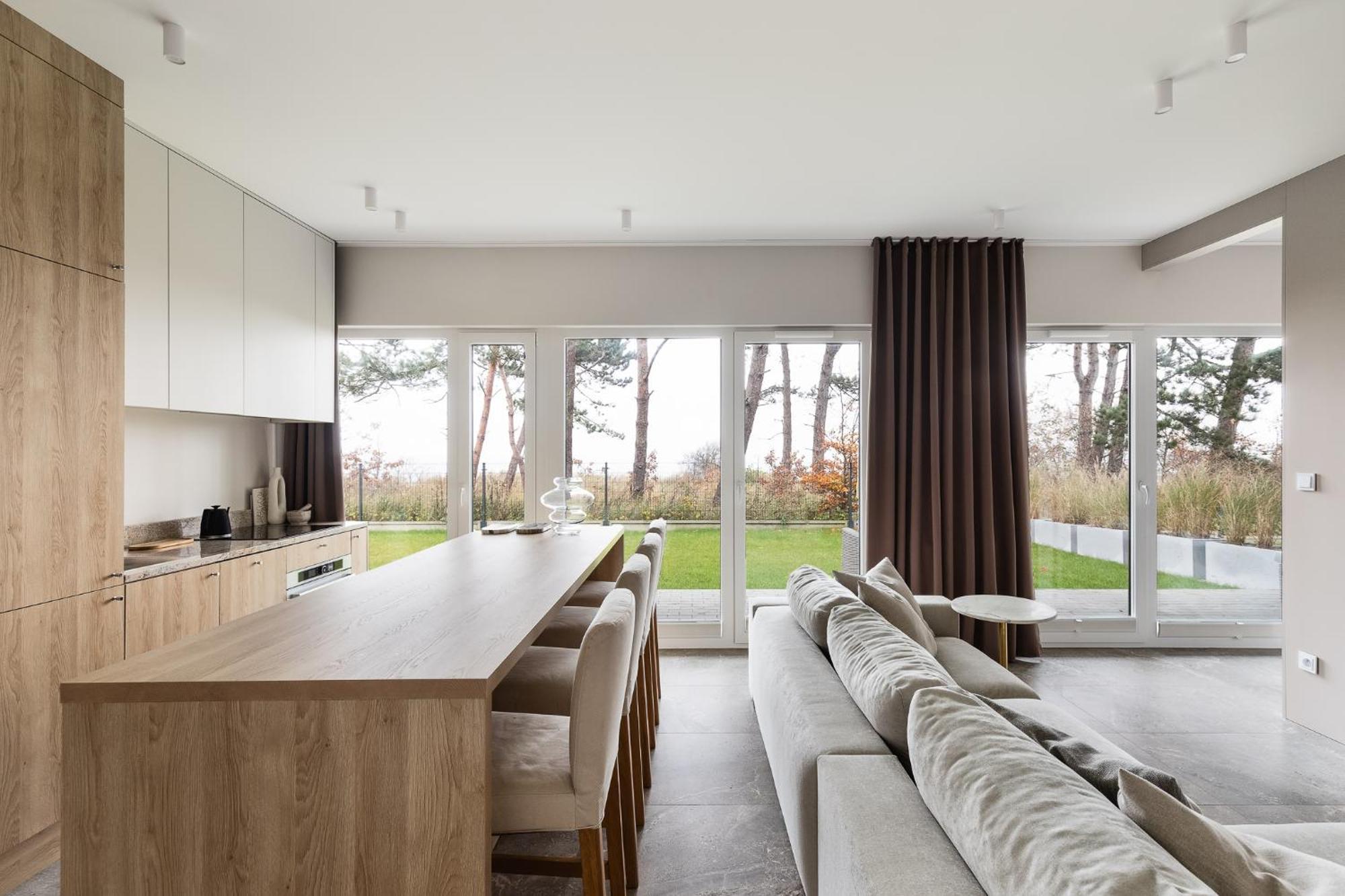 Let'S Sea - 2 Bedroom - Premium Baltic Apartment With Front Sea View Garden And Spa Access Гонски Экстерьер фото